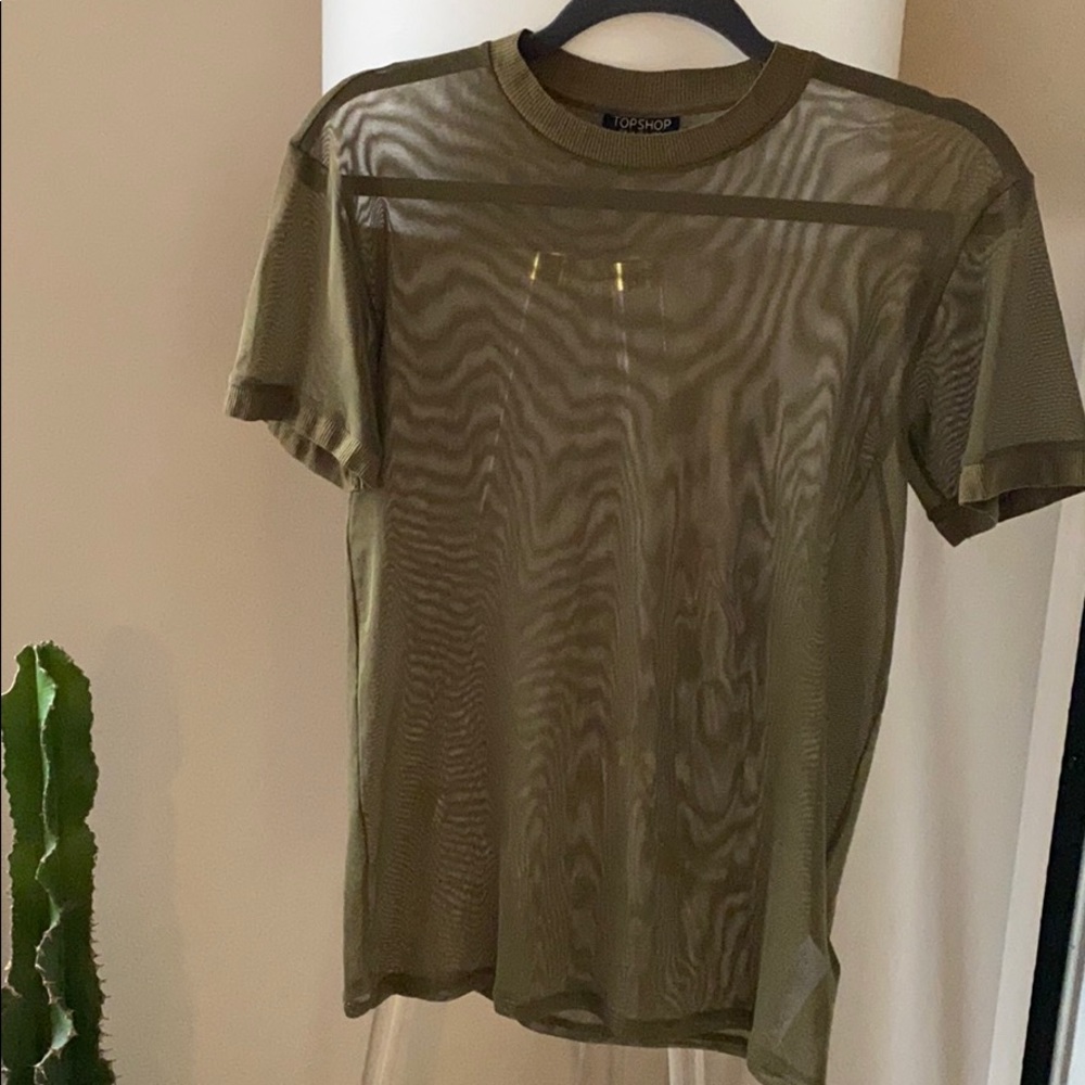Top shop mesh shirt